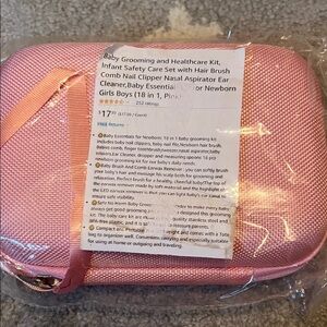 Pink Baby Grooming and Healthcare Kit